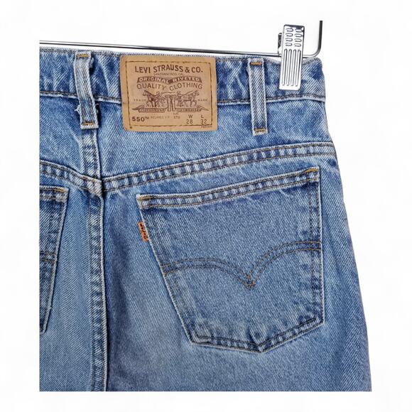 LEVI'S 550 Orange Tab Student Fit Vintage Relaxed Fit Jeans - W28 L32 - Picture 5 of 10